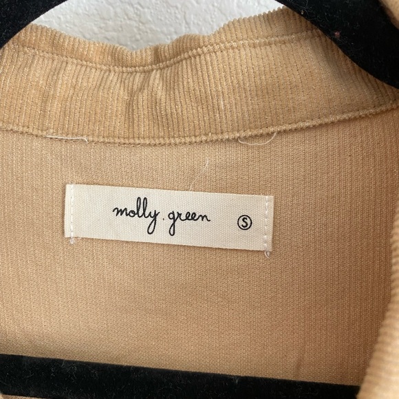 Molly Green brown corduroy oversized long sleeves button up - small - Picture 7 of 8